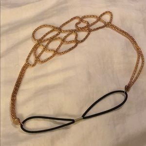 🍀 4 for $15! Gold metal rope headband